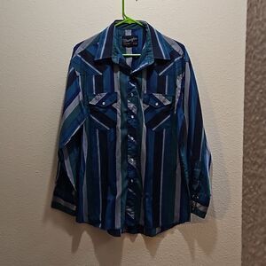 Wrangler western shirt, L
